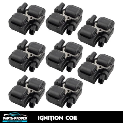 Paquete de 8 bobinas de encendido para 98-11 Mercedes-Benz C CL CLK ML Clase Chrysler Foto 1 de 4