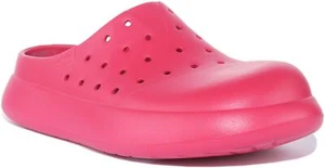 Toms Mallow Eco Slip On Rubber Espadrille Unisex Sandals Fuchsia Size 3 - 12 - Picture 1 of 12