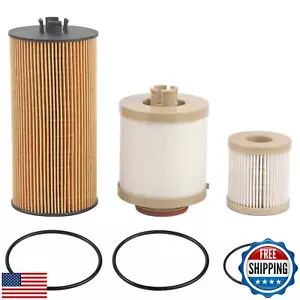 Fuel Filter and Oil Filter Compatible With Ford Vehicle 2003-2007 F250 F350 F - Picture 1 of 5