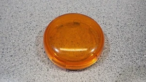 HARLEY DAVIDSON CHRIS DUECE STYLE AMBER TURN SIGNAL LENS REPLACEMENT (L) - Bild 1 von 7
