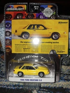Ford Mustang 1988 5,0 LX Notchback BF Goodrich exclusivo Greenlight Hobby raro - Imagen 1 de 4