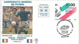29107 - MEXICO - POSTAL HISTORY - Football COVER 1986 - ITALY vs FRANCE - Picture 1 of 1