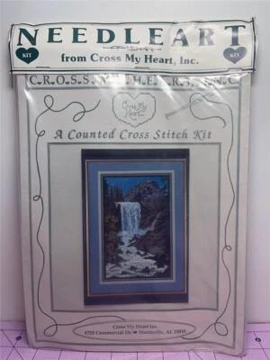 NEEDLEART From CROSS MY HEART Kit Punto de Cruz Contado - CASCADA 7.1" x 12.4" Foto 1 de 3