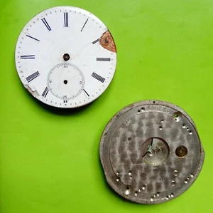 SWISS Vintage Movement from Pocket Watch.Klyuchevka.For parts - Picture 1 of 11