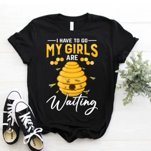 Abeja Apicultor Apicultura Divertida Abejas Abejas Granjero Camiseta Escarabajos Camiseta - Imagen 1 de 5