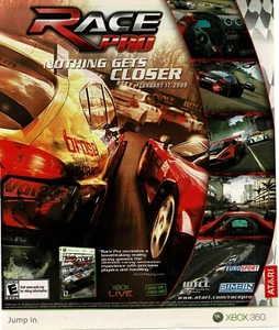 Videogioco Race Pro 2009 Pubblicità Stampa Vintage - Foto 1 di 1