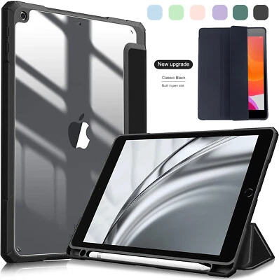 Funda delgada híbrida a prueba de golpes para iPad (A16) 11ª generación con carcasa trasera transparente Foto 1 de 4