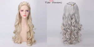 Halloween Cosplay Kostüm Game of Thrones Daenerys Anime Party Haar - Bild 1 von 10