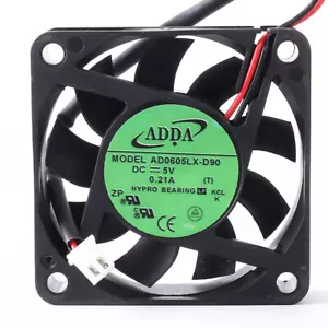 ADDA AD0605LX-D90 60*60*15mm 5 V 0.21A Server Square Cooling Fan - Picture 1 of 5