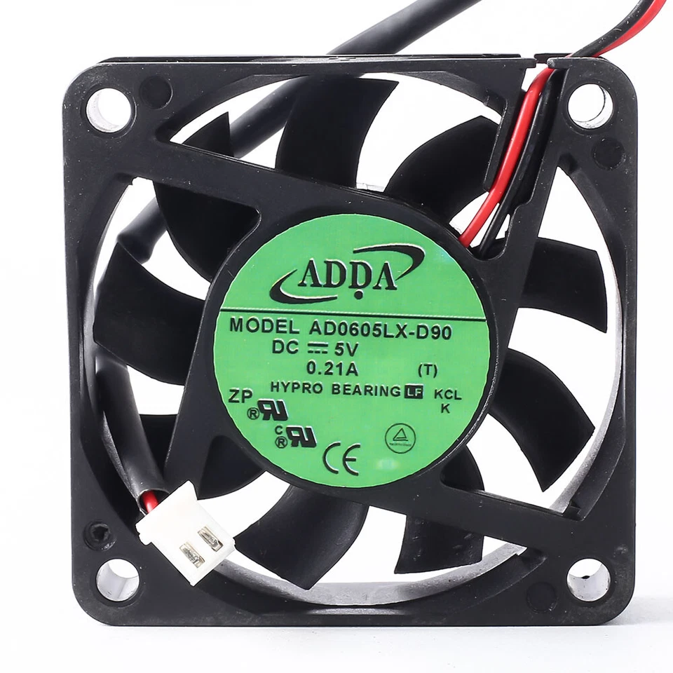 ADDA AD0605LX-D90 60*60*15mm 5 V 0.21A Server Square Cooling Fan - Image 1 of 4
