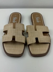 Sandalias Sheln Tostadas Slide para Mujer Talla 8 Nuevas - Imagen 1 de 9
