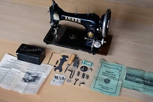 Alte Vintage Anker Nähmaschine inkl. Aller Original Dokumente und Zubehör - Bild 1 von 7