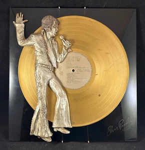 1977 ELVIS PRESLEY GOLDEN RECORDS A & A SPECIALTIES VTG 3D FIGURAL WALL PLAQUE - Picture 1 of 11