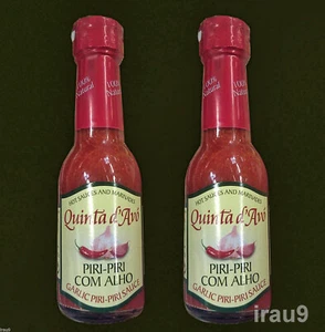 2 heiße Sauce Chili Knoblauch - Gewürze 2x 95ml 3,23FLoz Grill Q Avo Portugal - Bild 1 von 3