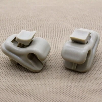 2 Piezas Para Suzuki SX4 Swift Alto Vitara Sidekick Beige Parasol Clip Gancho Foto 1 de 4