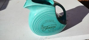 FiestaWare - 67 Ounce - Large Disk Pitcher - Fiesta Design New - Ret- TURQUOISE - Picture 1 of 4