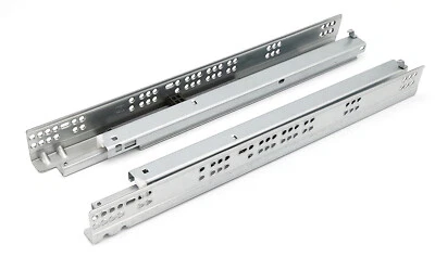 6 Pair Full/Ex Ball Bearing Zinc Soft Close Drawer Slide Undermount Rear Bracket - Image 1 of 4