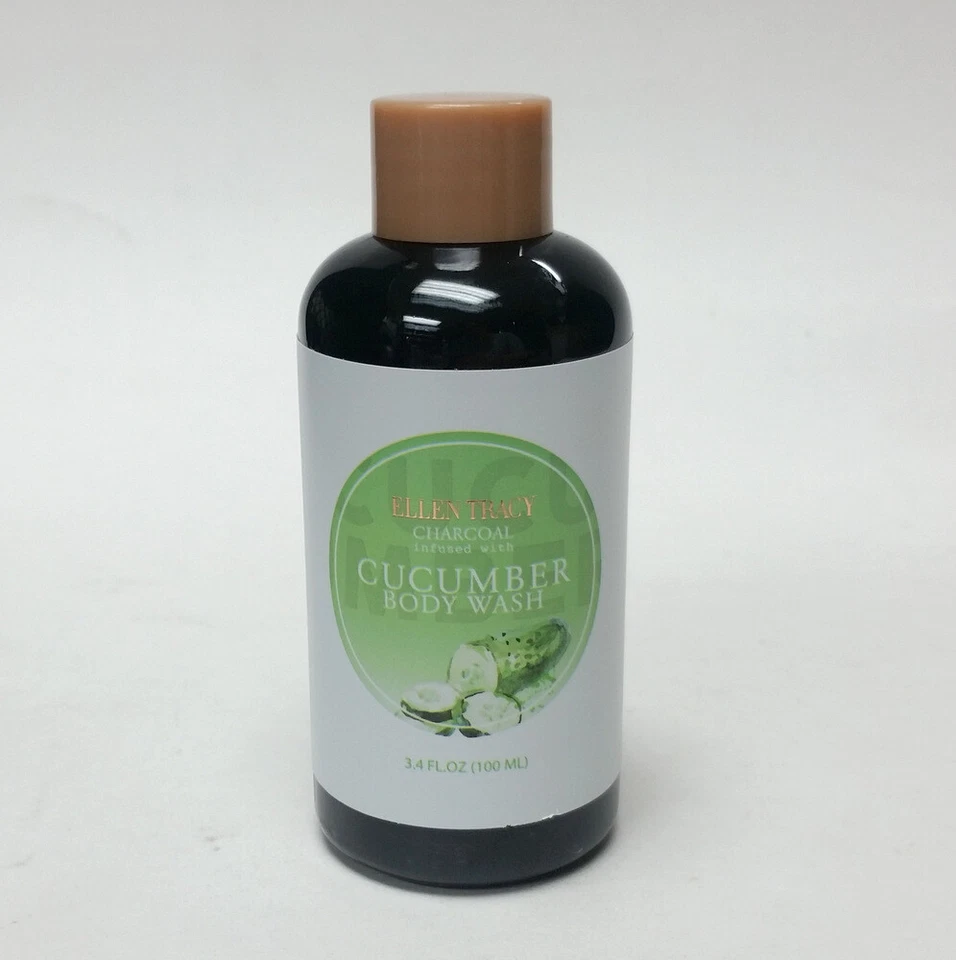 Ellen Tracy Charcoal Infused with Cucumber Body Wash 3.4 fl oz / 100 mL - Image 1 of 3