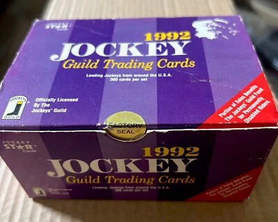 JUEGO DE 300 CARTAS COLECCIONABLES JOCKEY GUILD 1992 CASI NUEVO-COMO NUEVO CARRERAS DE CABALLOS 😎 Foto 1 de 4