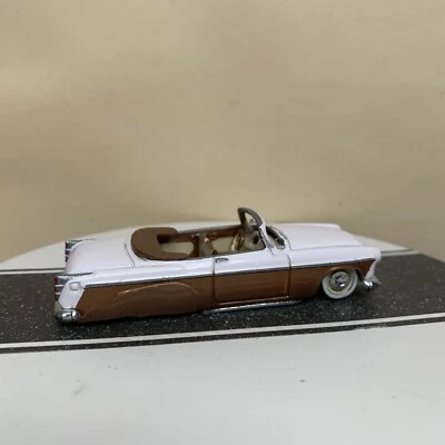 CUSTOM Racing Champions 1955 Chrysler 300-C Convertible White/Brown Two-Tone  - Image 1 of 4