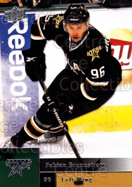2009-10 Upper Deck #393 Fabian Brunnstrom - Image 1 of 1