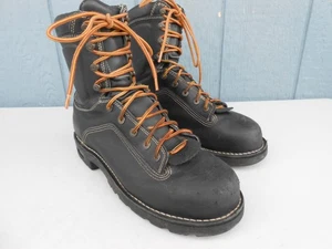 Danner Herren Steinbruch 8" Leder ASTM F2413-11 Sicherheit Schwarz Arbeitsstiefel Größe 11 D - Bild 1 von 7