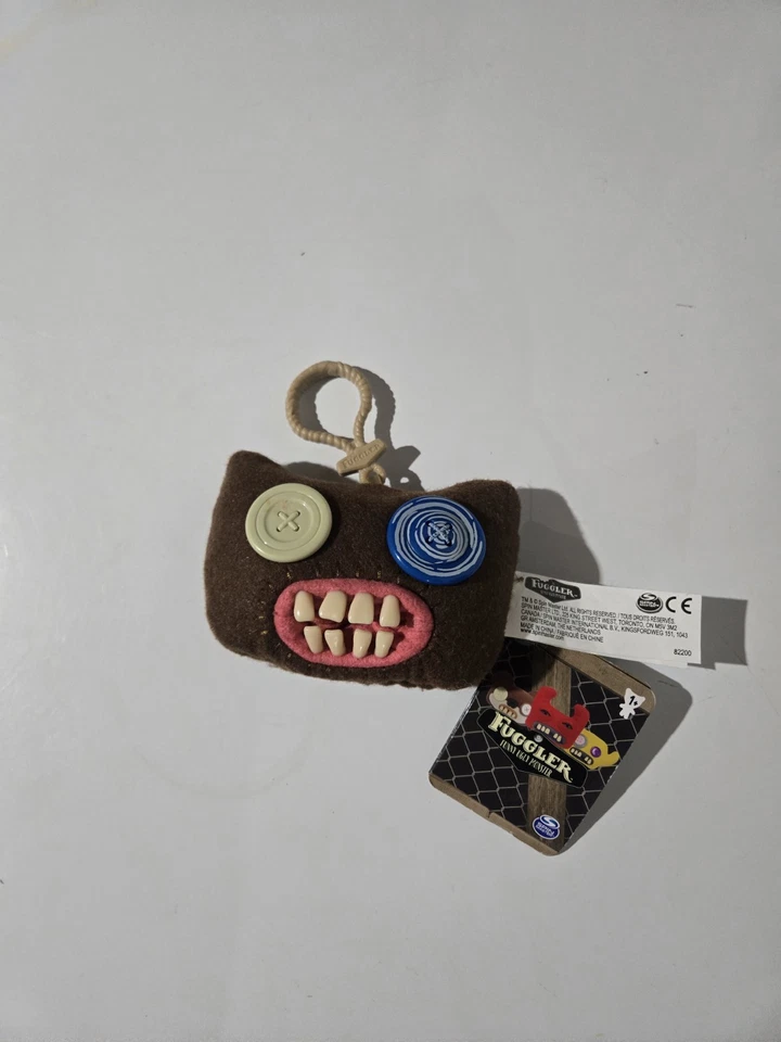 Коллекционный плюшевый зажим Fuggler Funny Ugly Monster Mr. Buttons коричневый - Изображение 1 из 1