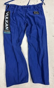 VULKAN PRO M3 The Real JIU JITSU Youth PANTS 100% cotton blue - Picture 1 of 8