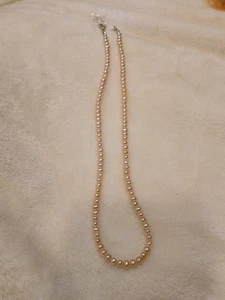 Pequeño collar de perlas de semilla rosa - perlas de agua dulce de 3,5 mm | Delicada estrella minimalista - Imagen 1 de 11