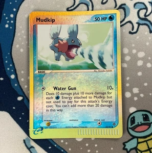 Mudkip 65/97 Reverse Holo EX Dragon Pokemon Card Vintage 2003 MP - Picture 1 of 4