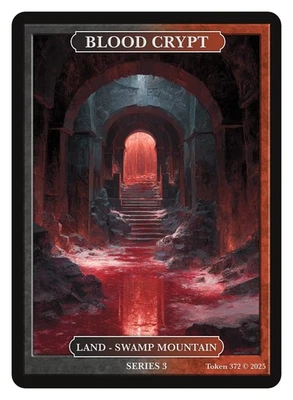 Blood Crypt Shock land Givememana Tokens Series 2 Magic the Gathering MTG - Image 1 of 2