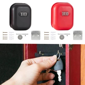 Key Lock Box Wall Mounted Security Lock Box for Outdoor House Keys Home - Picture 1 of 13