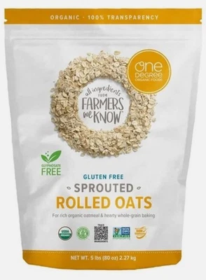 Avena laminada germinada sin gluten de un grado 5 libras. Foto 1 de 4