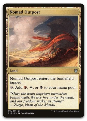 Nomad Outpost #311 (NM) Commander 2016 C16 Magic MTG - Image 1 of 2