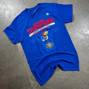 T-Shirt Kansas Jayhawks 2022 National Champions blau Small - Bild 1 von 7