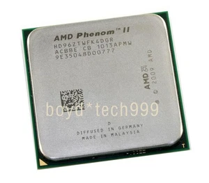 AMD Phenom II X4 960T HD96ZTWFK4DGR CPU Quad-Core 3 GHz 6M Socket AM3 Processors - Picture 1 of 4