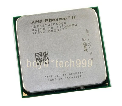 AMD Phenom II X4 960T HD96ZTWFK4DGR CPU Quad-Core 3 GHz 6M Socket AM3 Processors - Image 1 of 4