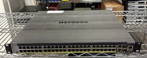 Netgear ProSafe M4300-52G-PoE+ GSM4352PS V1 48 Port L3 Managed PoE Switch - Picture 1 of 5