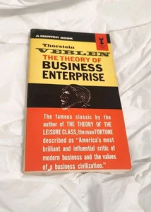 The Theory of Business Enterprise Thorstein Veblen Vintage 1932 PB F211 - Picture 1 of 3