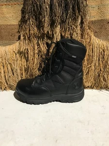 Original Black S.W.A.T 129101 Men Metro Zip Safety Tactical  Boots US Size 8.5 - Picture 1 of 10