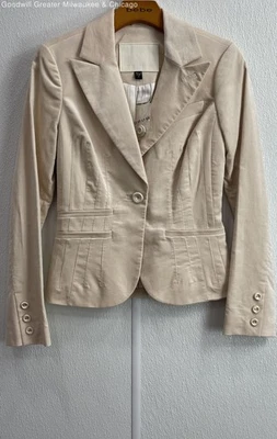 Blazer Bartack Feminino Off White Bebe Tamanho 2 Novo com etiquetas - Imagem 1 de 3