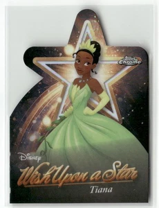 2025 Topps Disney Wonder #W-17 Tiana Wish Upon a Star Chrome Die-Cut - Picture 1 of 2