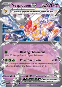 👑 Vespiquen EX 096/197 Double Rare | Obsidian Flames | Pokémon TCG NM - Picture 1 of 1
