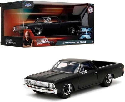 FAST FURIOUS Modello Auto 1967 CHEVROLET EL CAMINO Scala 1:24 Die Cast Jada - Immagine 1 di 4