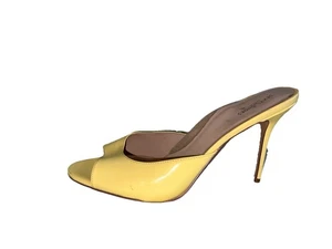 Sexy Schuhe Slipper Größe 13 gelb Stilettos Absatz 5" PU-Obermaterial #But7 - Bild 1 von 6
