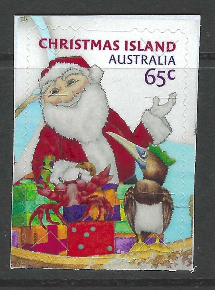 Christmas Island - 2023 Christmas - Embellished Booklet Stamp  MNH - Image 1 of 1