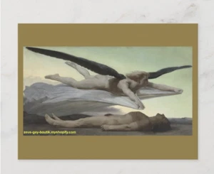 POSTAL / William BOUGUEREAU / Igualdad antes de la muerte, 1848 - Imagen 1 de 2