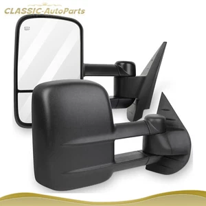 For 2007-14 Chevy GMC 1500 Set of Mirrors Power Manual Fold(Telescoping) Heated - Picture 1 of 7