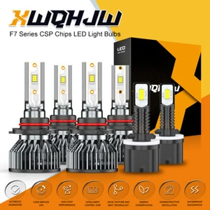 White For Cadillac Escalade 2002-2004 6000K LED Headlight High Low Fog Bulbs 6X - Bild 1 von 8