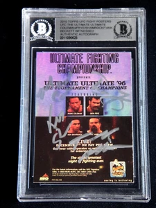 2010 TOPPS UFC 1996 FIGHT POSTERS MARK COLEMAN FRYE KEN SHAMROCK TANK ABBOTT - Picture 1 of 4